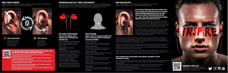 Page n°1 - Manuel utilisateur JBL Yurbuds Inspire 300