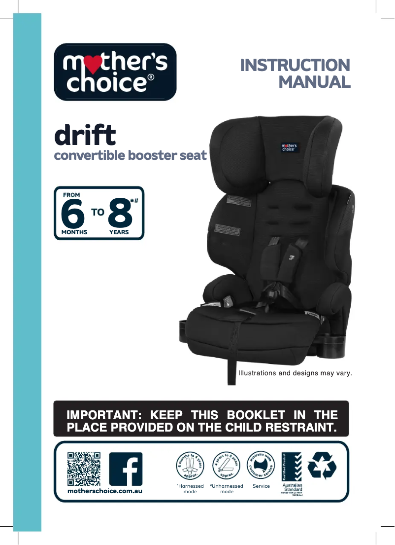 Page n°1 - Manuel utilisateur Mother's Choice Drift