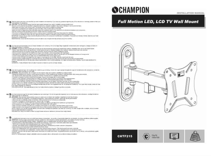 Página 1 del manual Manual de usuario Champion CHTF215