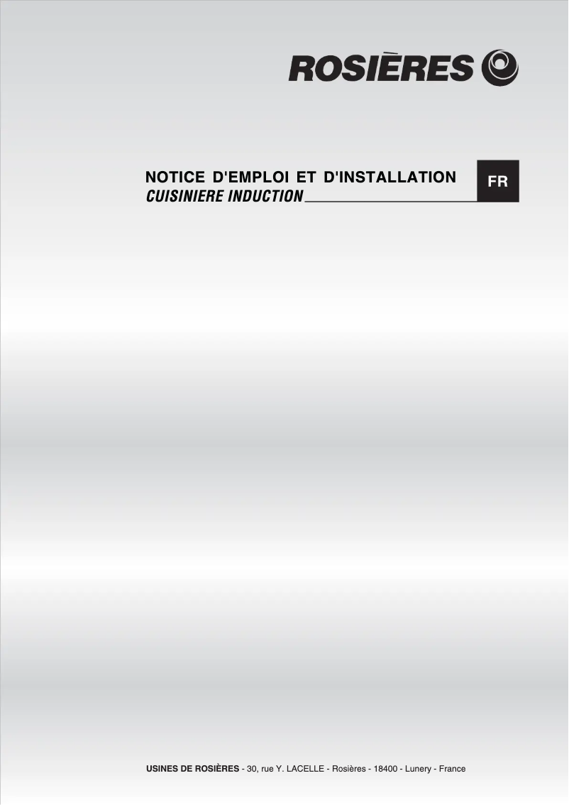 Image de la première page du manuel de l'appareil RCI6498PN