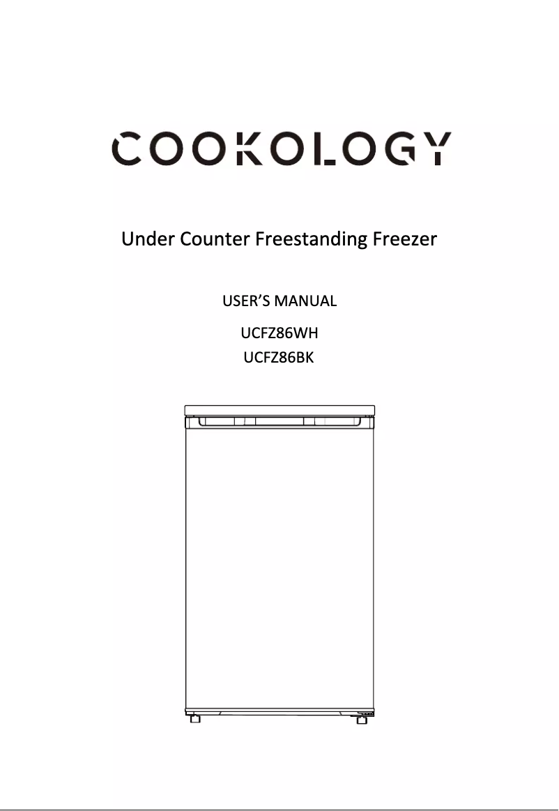 Page n°1 - Manuel utilisateur Cookology UCFZ86BK