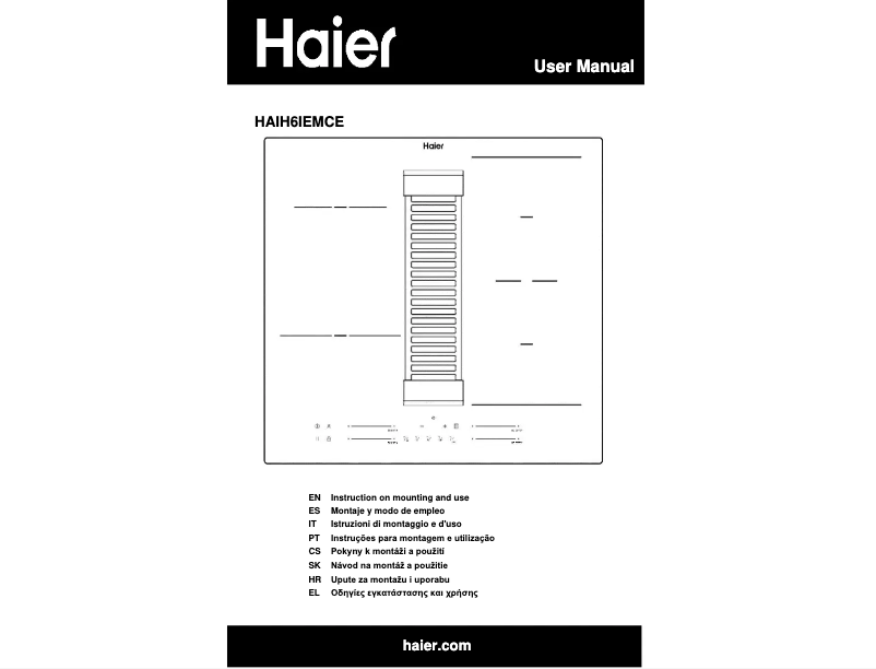 Page 1 de la notice Manuel utilisateur Haier HAIH6IEMCE