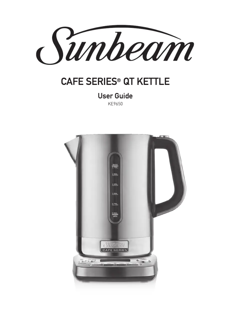 Image de la première page du manuel de l'appareil KE9650