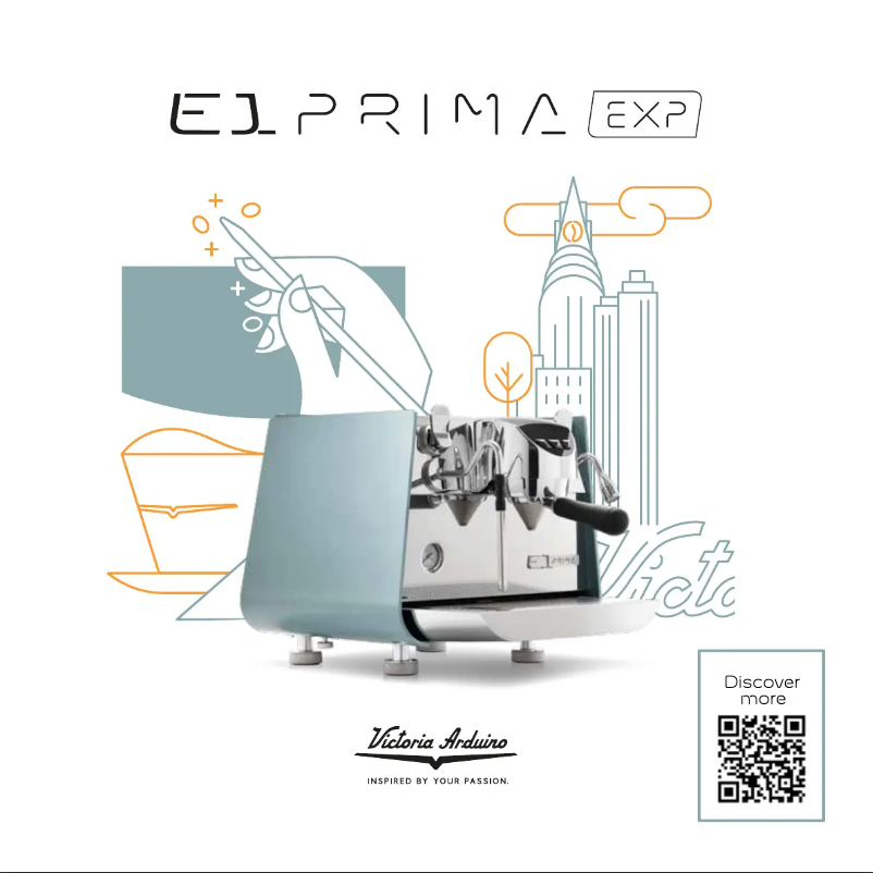 Page 1 de la notice Brochure Victoria Arduino E1 Prima