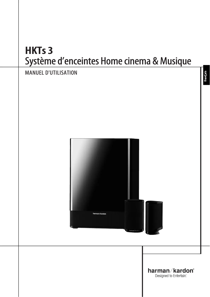 Page n°1 - Manuel utilisateur Harman Kardon HKTS 3