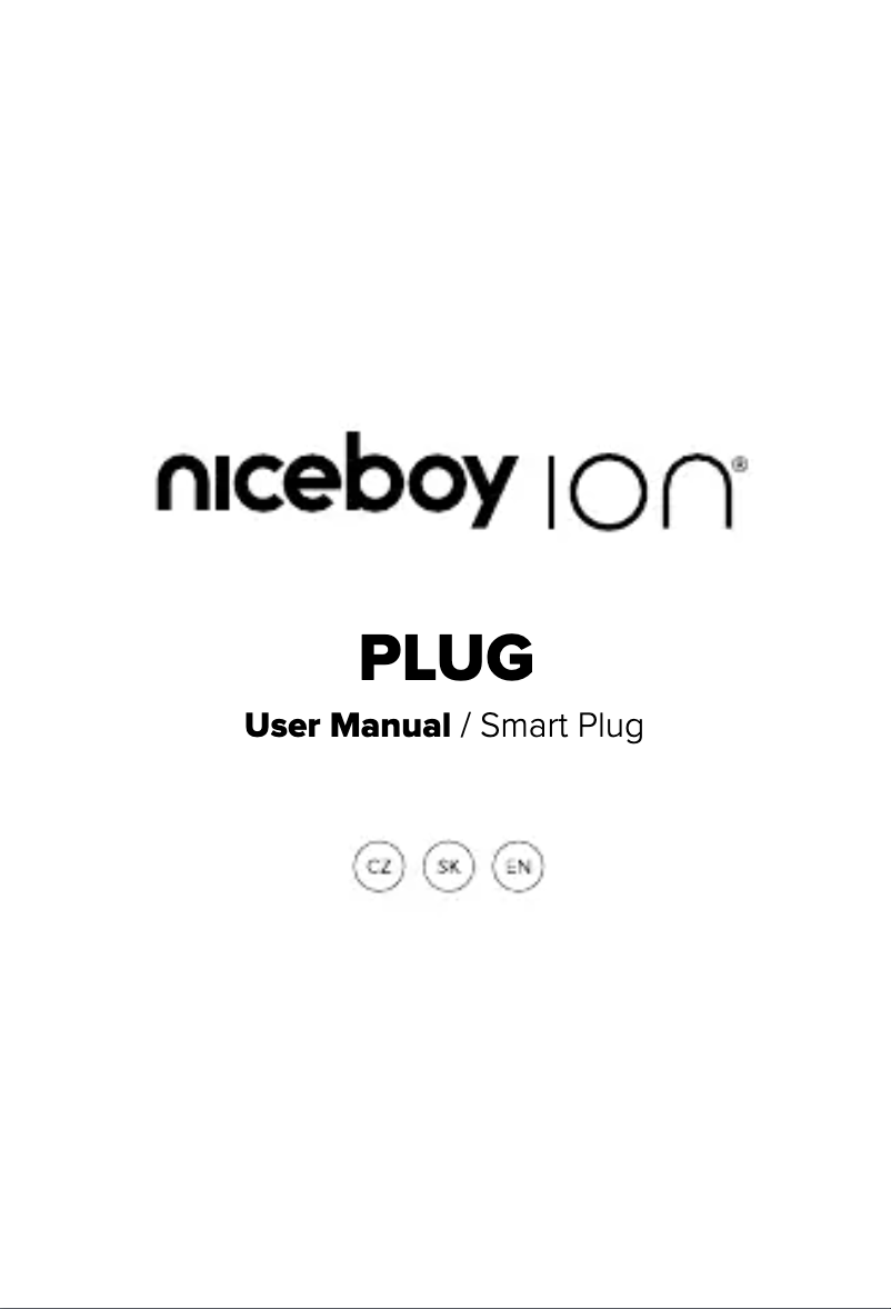 Imagen de la primera página del manual del dispositivo ION Smart Plug