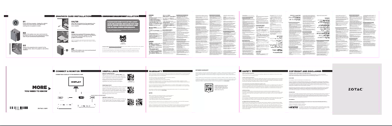 Image de la première page du manuel de l'appareil GeForce RTX 3050