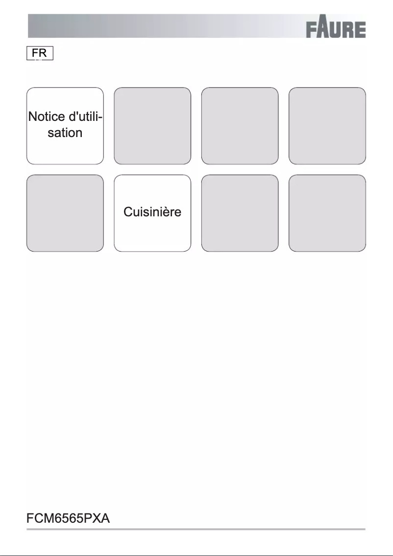Page n°1 - Manuel utilisateur Faure FCM6565PXA