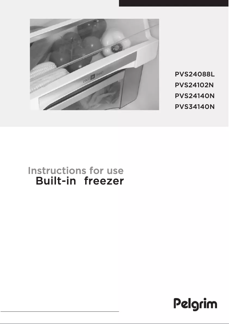 Page 1 de la notice Manuel utilisateur Pelgrim PVS34140N