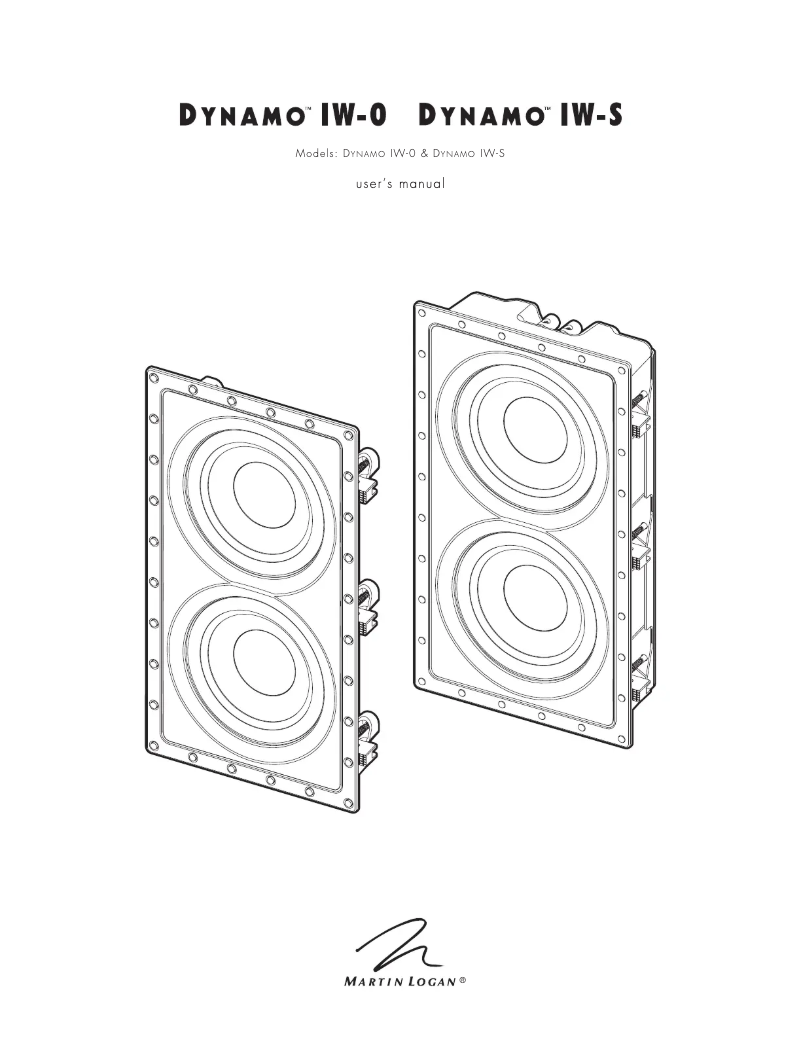 Imagen de la primera página del manual del dispositivo Dynamo IW-O