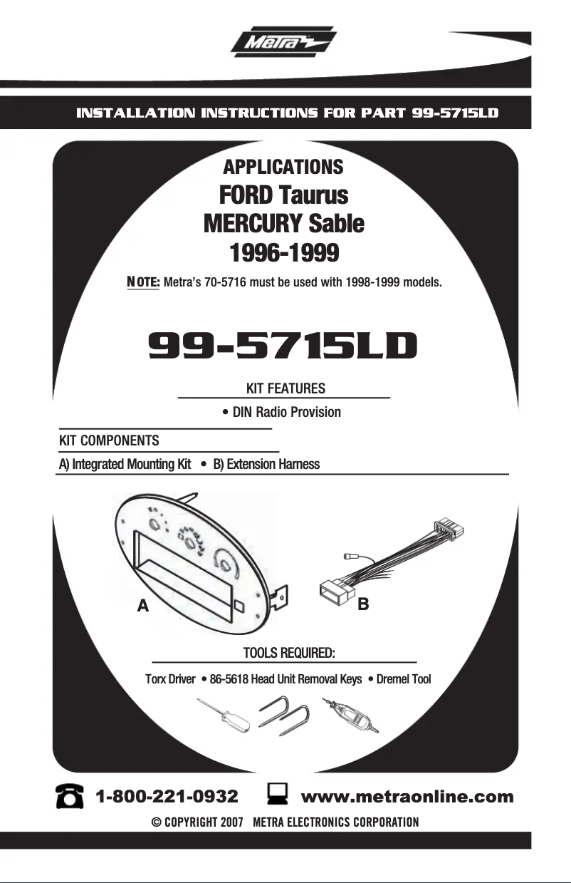 Page 1 de la notice Manuel utilisateur AXESS 99-5715LD