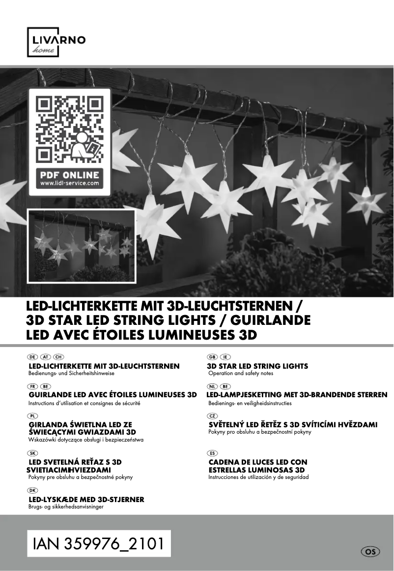 Image de la première page du manuel de l'appareil HG06499