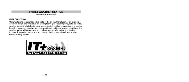 Imagen de la primera página del manual del dispositivo 35.1067.IT