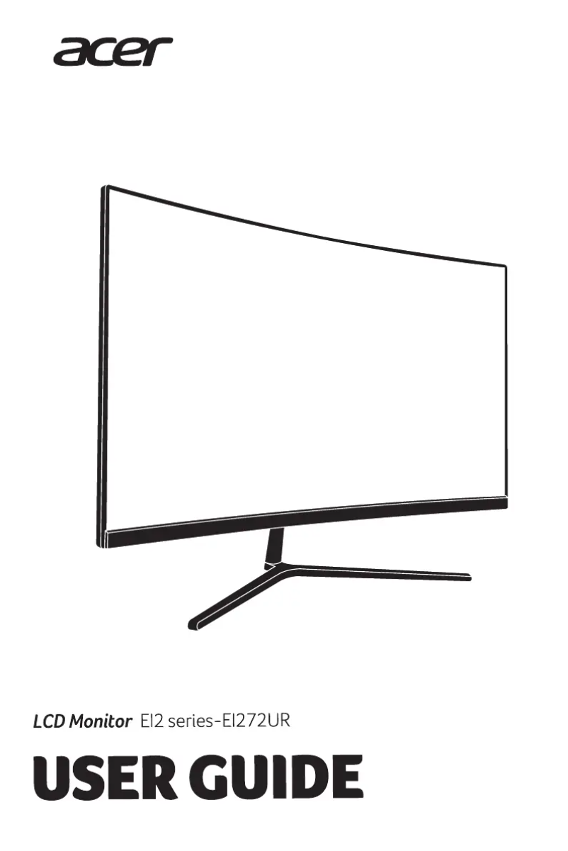 Página 1 del manual Guía de inicio rápido Acer EI272URP