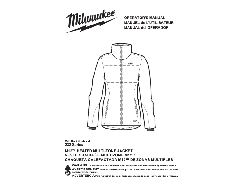 Image de la première page du manuel de l'appareil M12 232-21