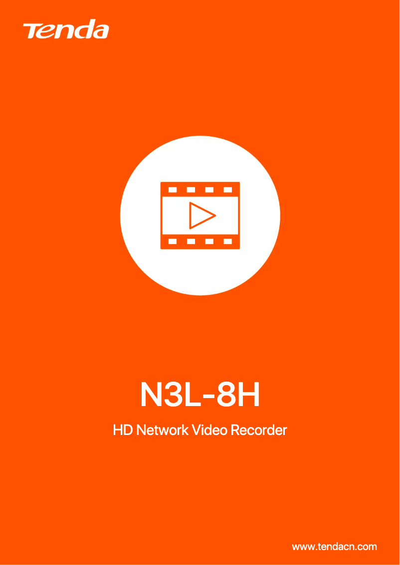 Page 1 de la notice Fiche technique Tenda N3L-8H V2.0