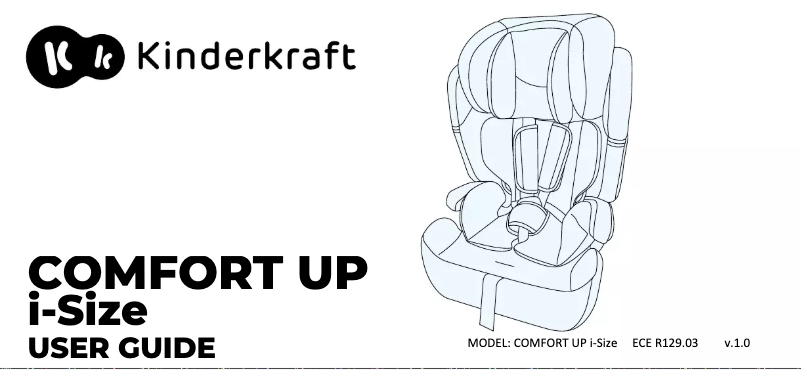 Image de la première page du manuel de l'appareil COMFORT UP i-Size