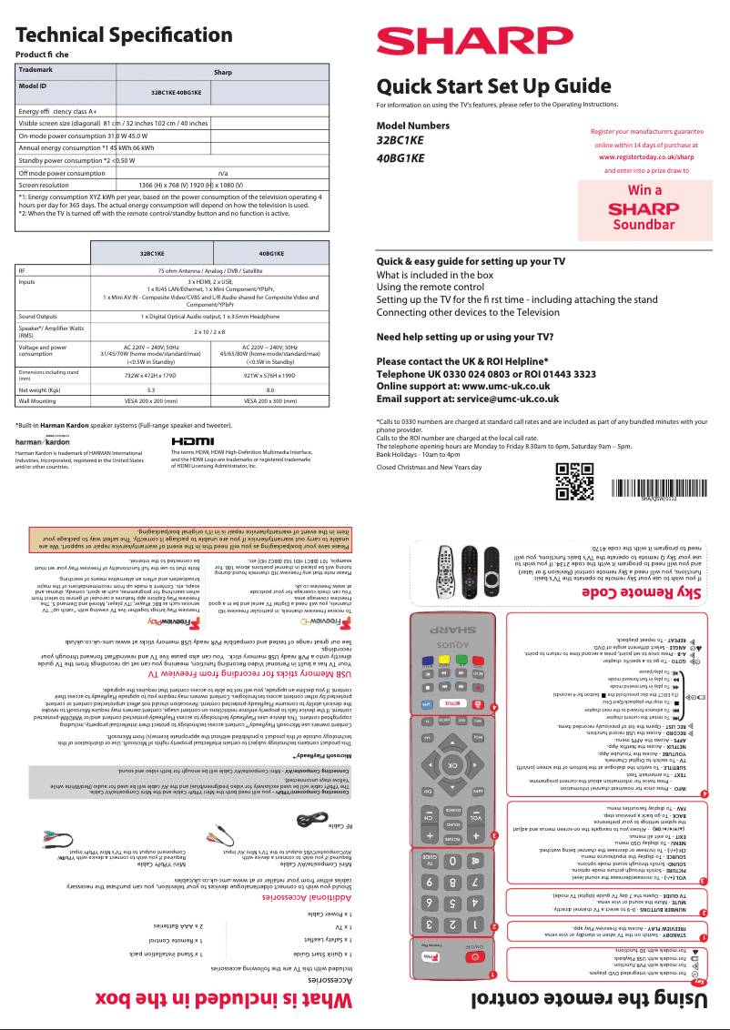 Image de la première page du manuel de l'appareil 40BG1KE