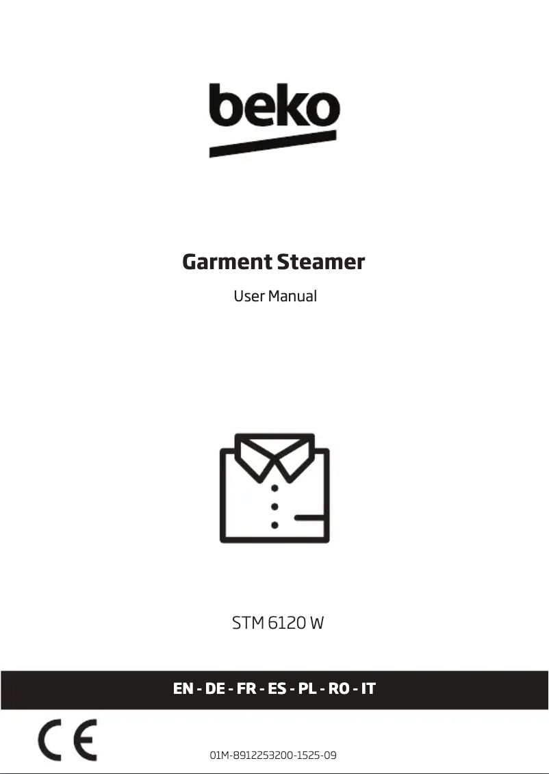 Page 1 de la notice Manuel utilisateur Beko STM 6120 W