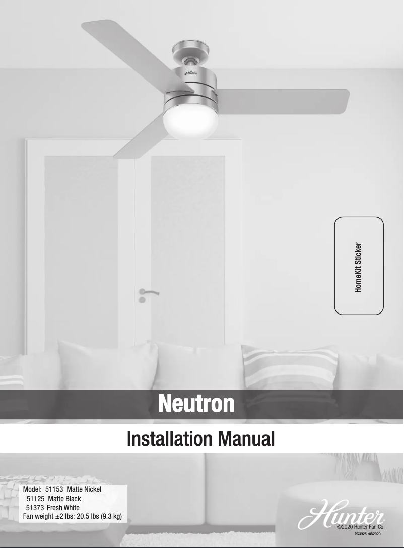 Image de la première page du manuel de l'appareil Neutron