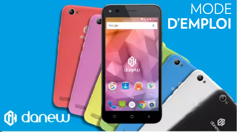 Page 1 de la notice Manuel utilisateur Danew Konnect 510 Colors