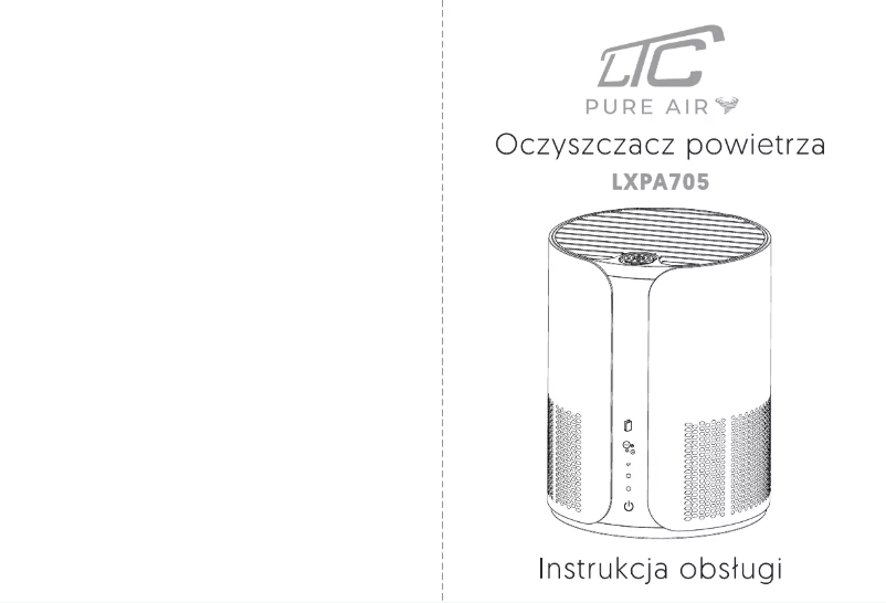 Image de la première page du manuel de l'appareil Pure Air LXPA705