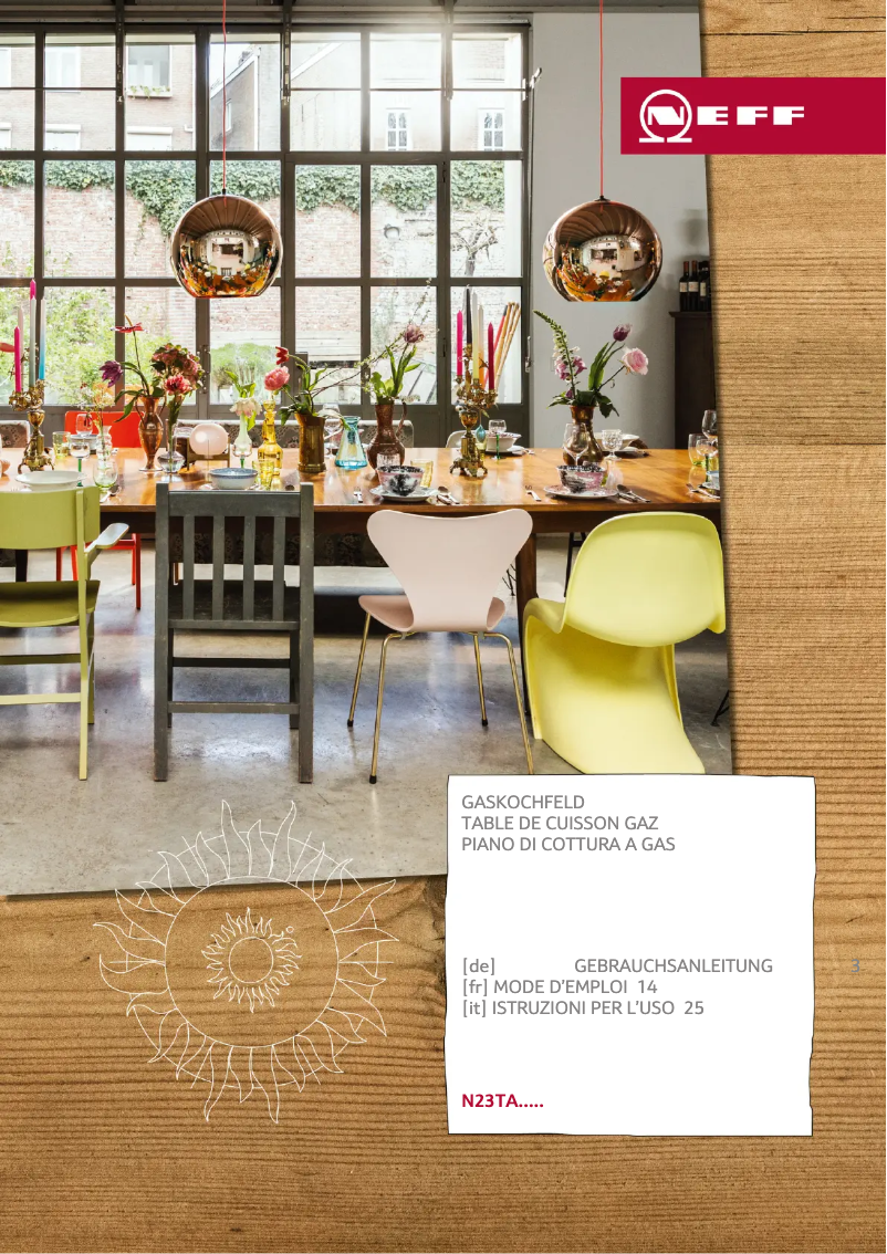 Page 1 de la notice Manuel utilisateur Neff N23TA29N0D