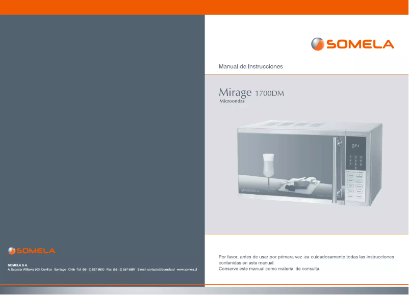 Page n°1 - Manuel utilisateur Somela Mirage 1700DM