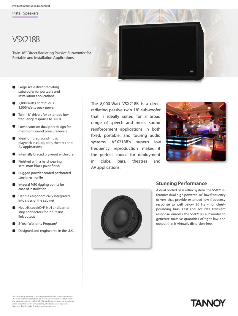 Image de la première page du manuel de l'appareil VSX218B