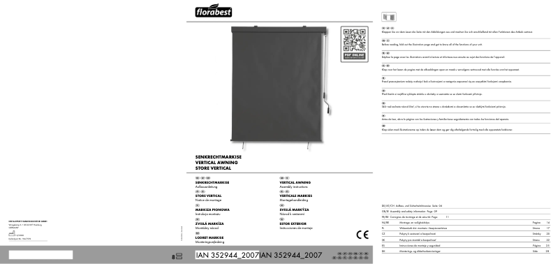 Image de la première page du manuel de l'appareil IAN 352944