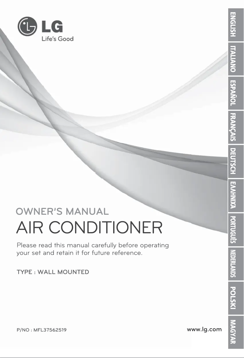 Page 1 of the manual User Manual LG CC18AWR