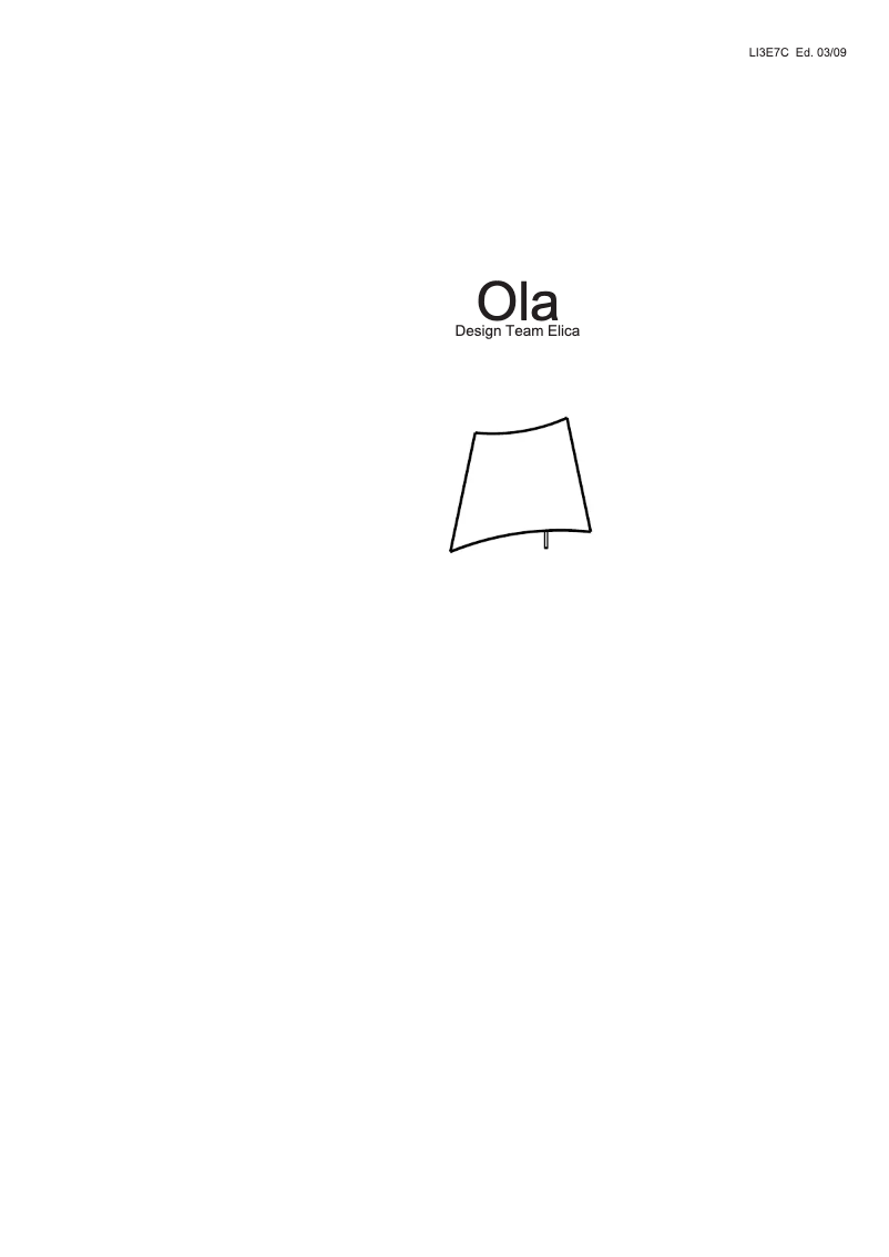 Page 1 de la notice Manuel utilisateur Elica Colour