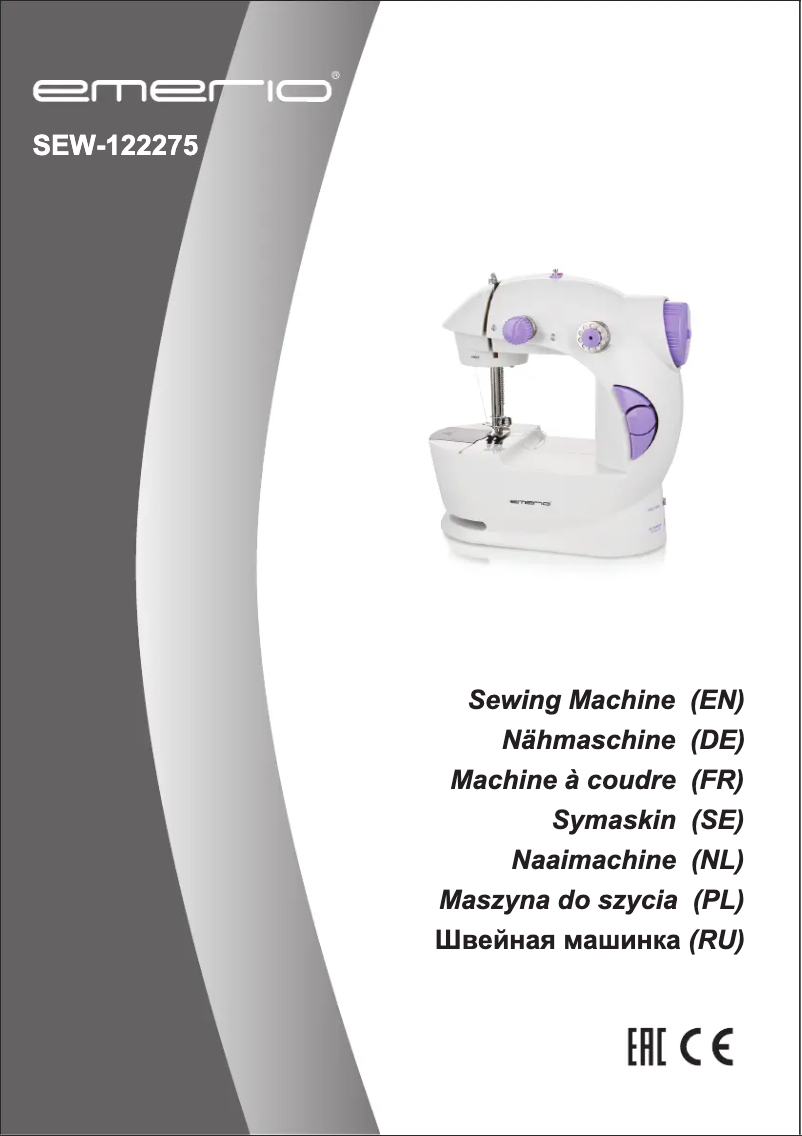 Image de la première page du manuel de l'appareil SEW-122275