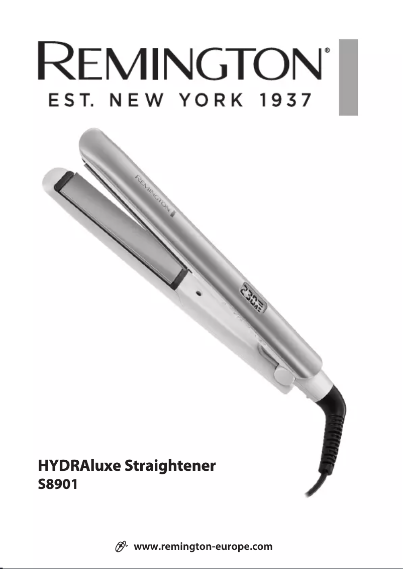 Page 1 de la notice Manuel utilisateur Remington Hydraluxe S8901