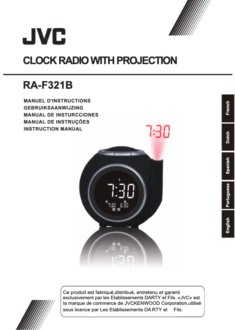 Image de la première page du manuel de l'appareil RA-F321B