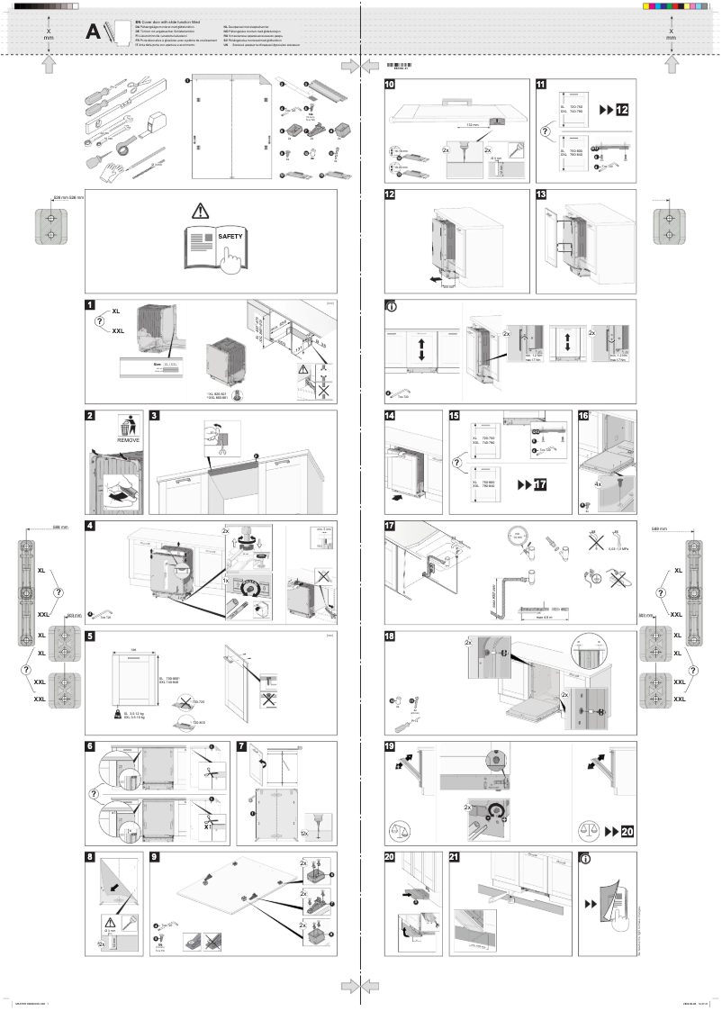 Page n°1 - Guide d'installation Asko DSD746U