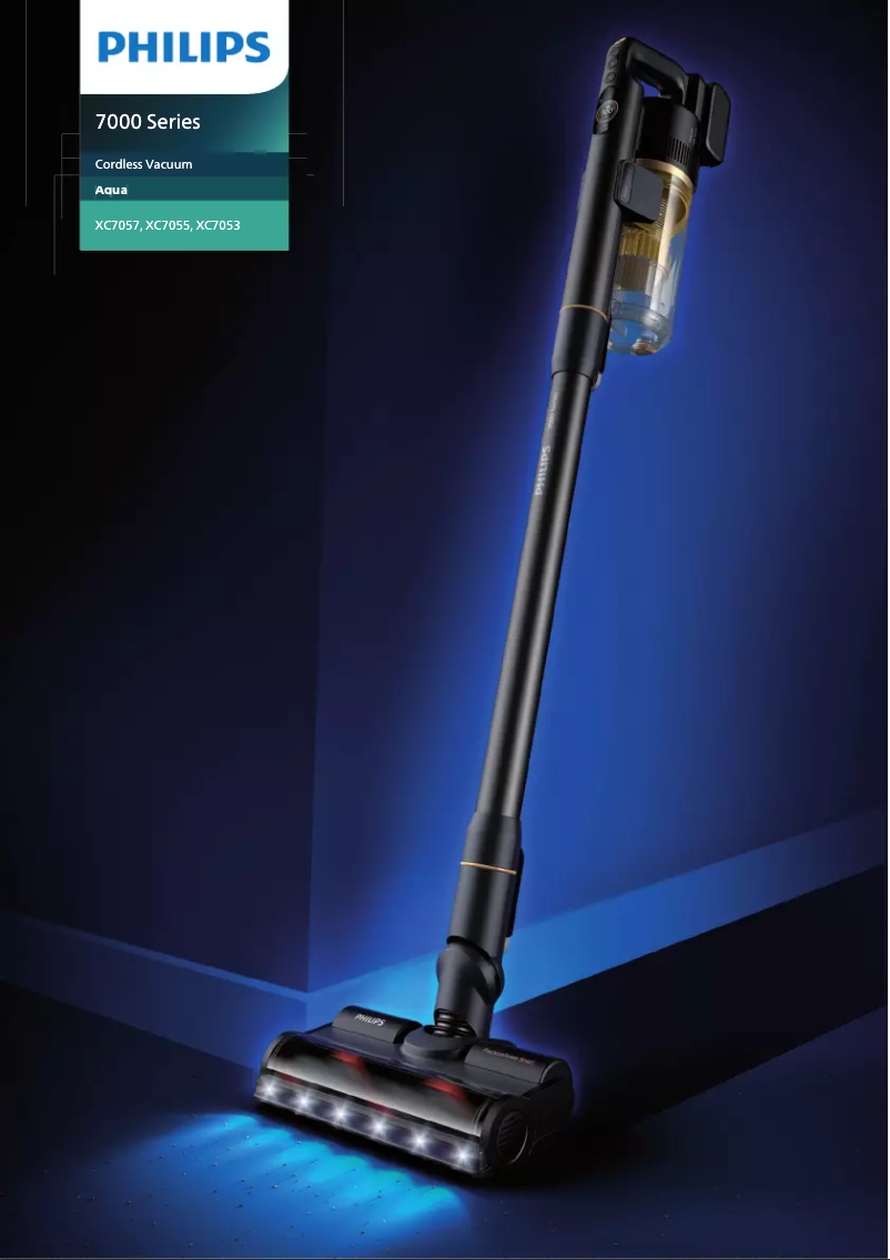 Page 1 de la notice Manuel utilisateur Philips 7000 Series XC7053