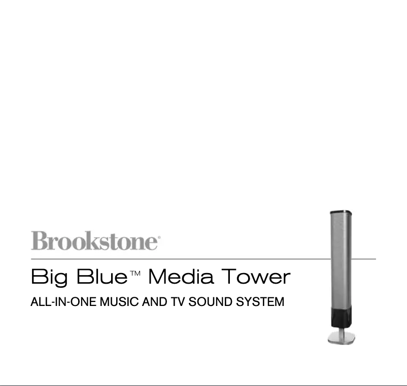 Página 1 del manual Manual de usuario Brookstone Big Blue