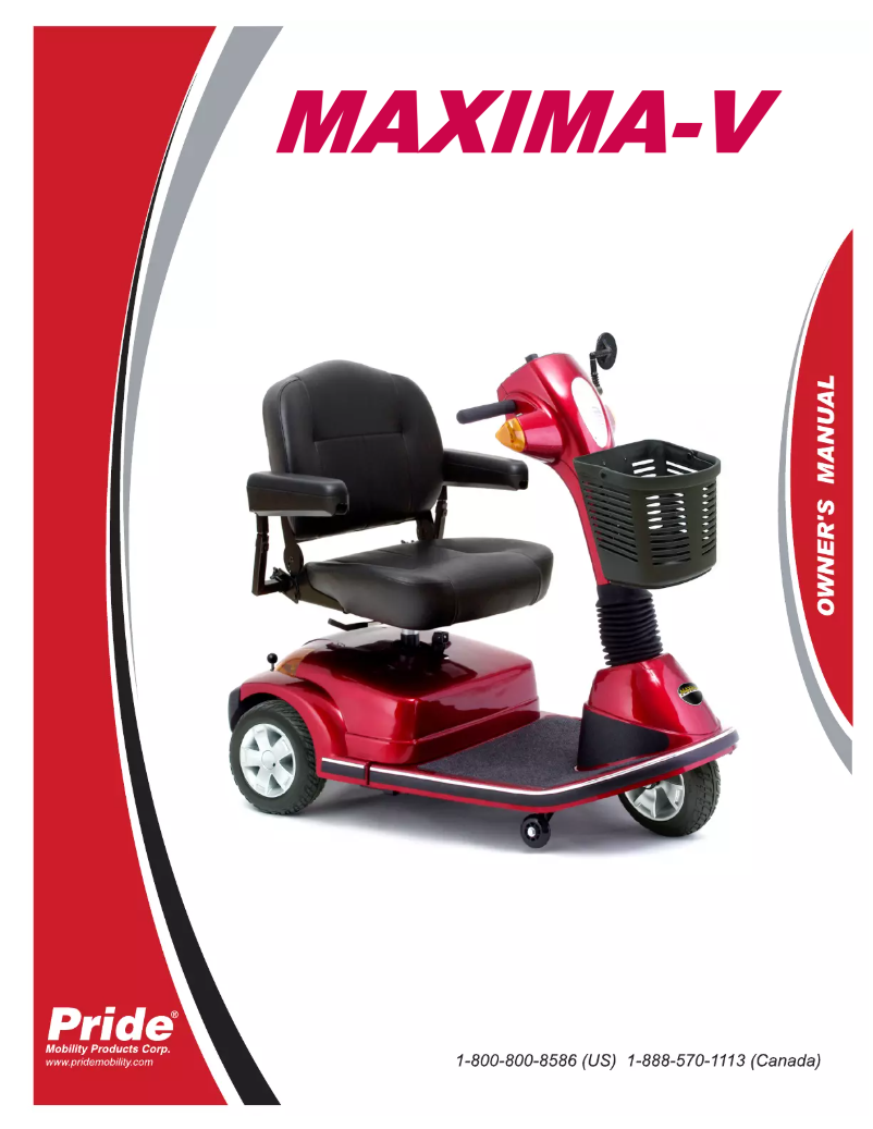 Image de la première page du manuel de l'appareil Maxima-V