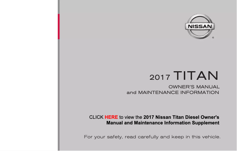 Page 1 de la notice Manuel utilisateur Mazda Titan (2017)