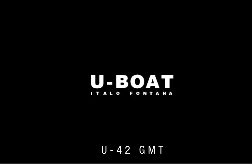 Page 1 de la notice Manuel utilisateur U-Boat U-42 50 Gmt 8095