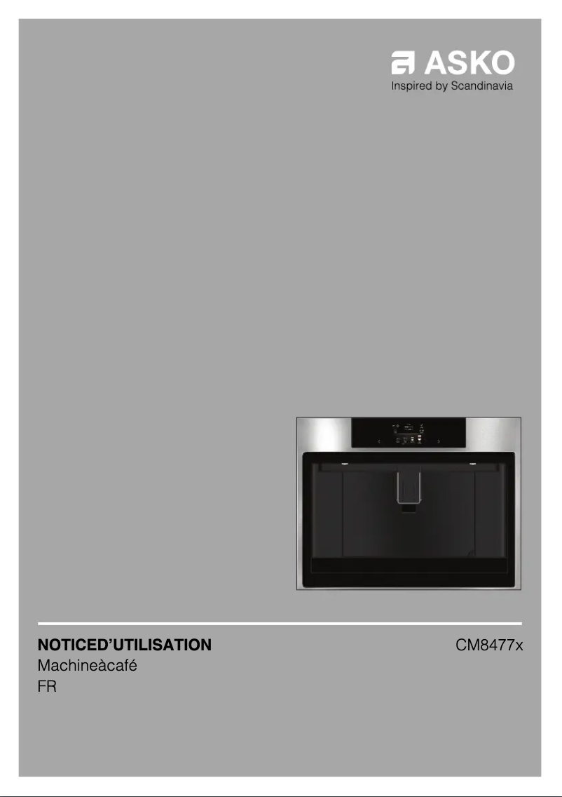 Image de la première page du manuel de l'appareil CM8477S