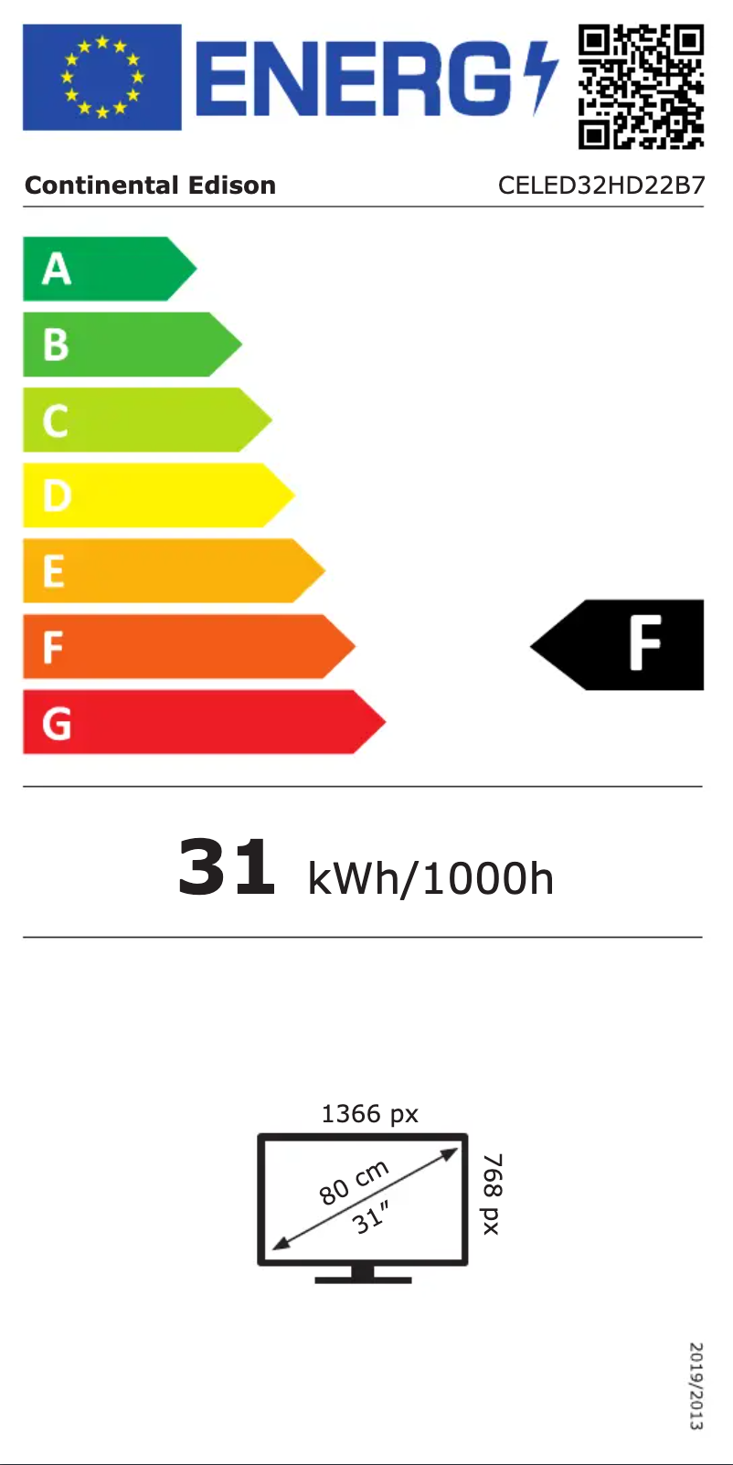 Image de la première page du manuel de l'appareil CELED32HD22B7