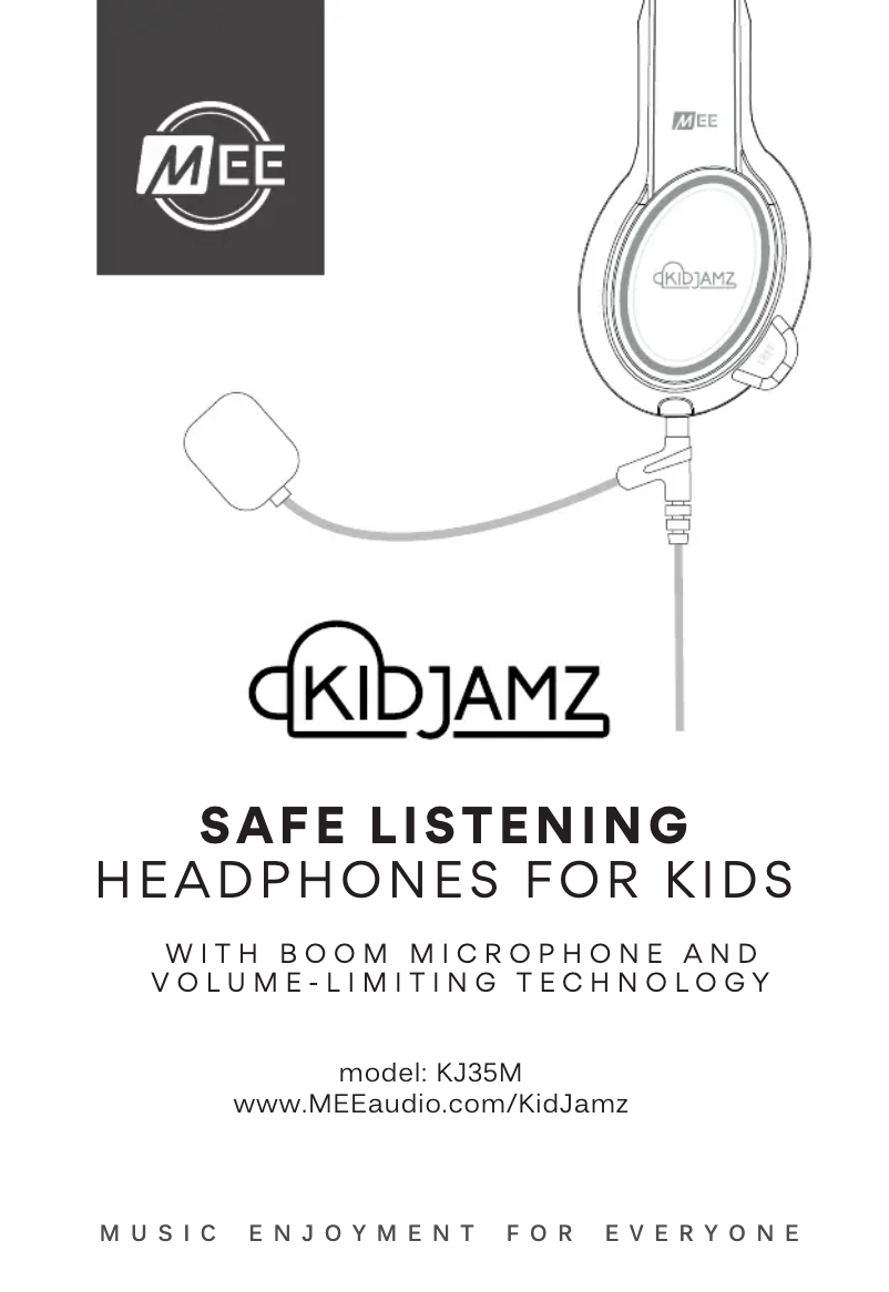 Page 1 de la notice Manuel utilisateur MEE audio KidJamz KJ35M