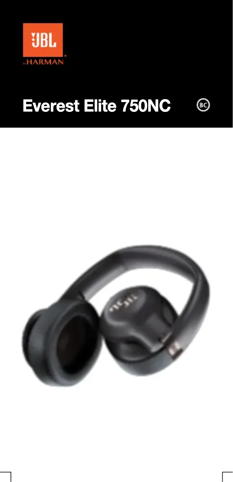 Image de la première page du manuel de l'appareil Everest Elite 750NC