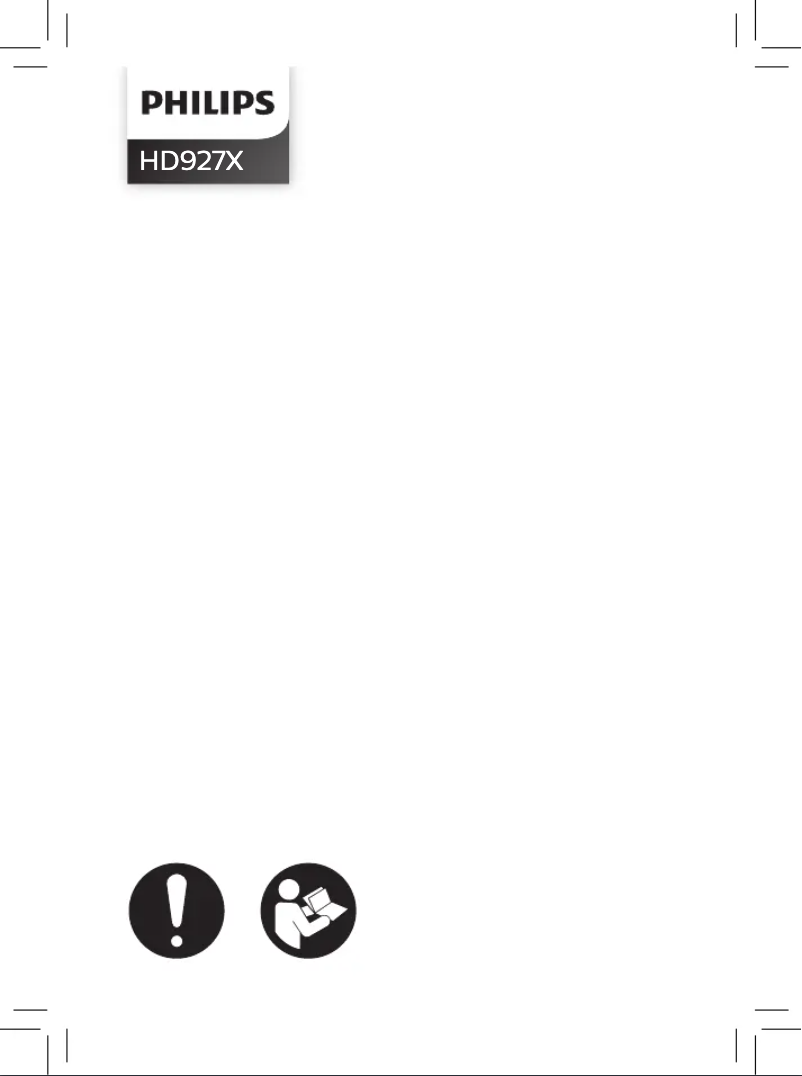 Page 1 de la notice Manuel utilisateur Philips Walita RI9270