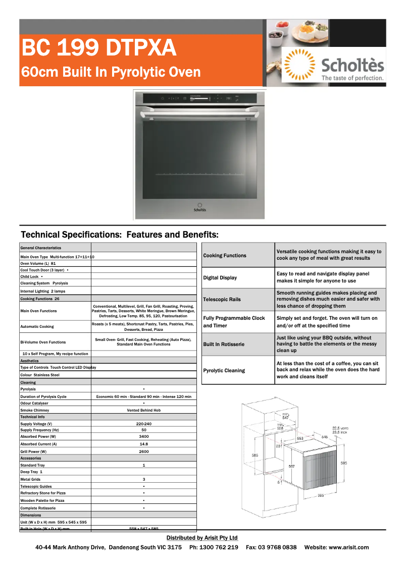 Image de la première page du manuel de l'appareil BC 199DT P XA