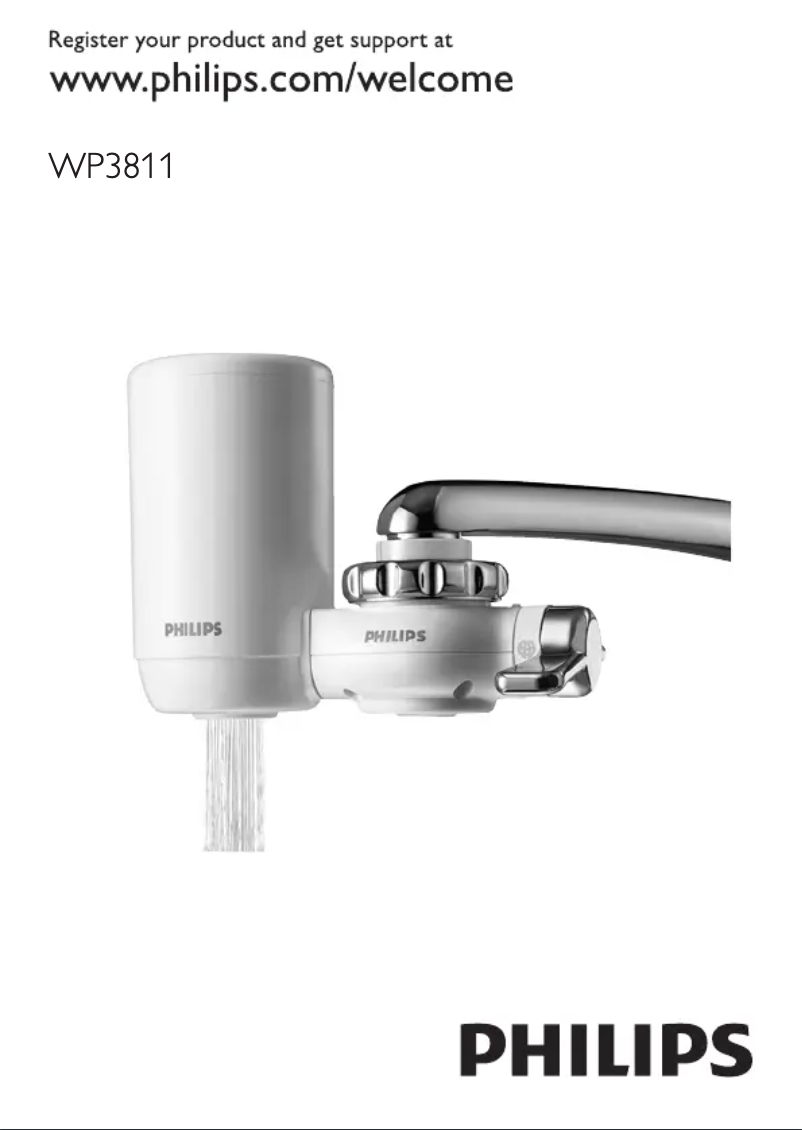 Page 1 of the manual User Manual Philips WP3811