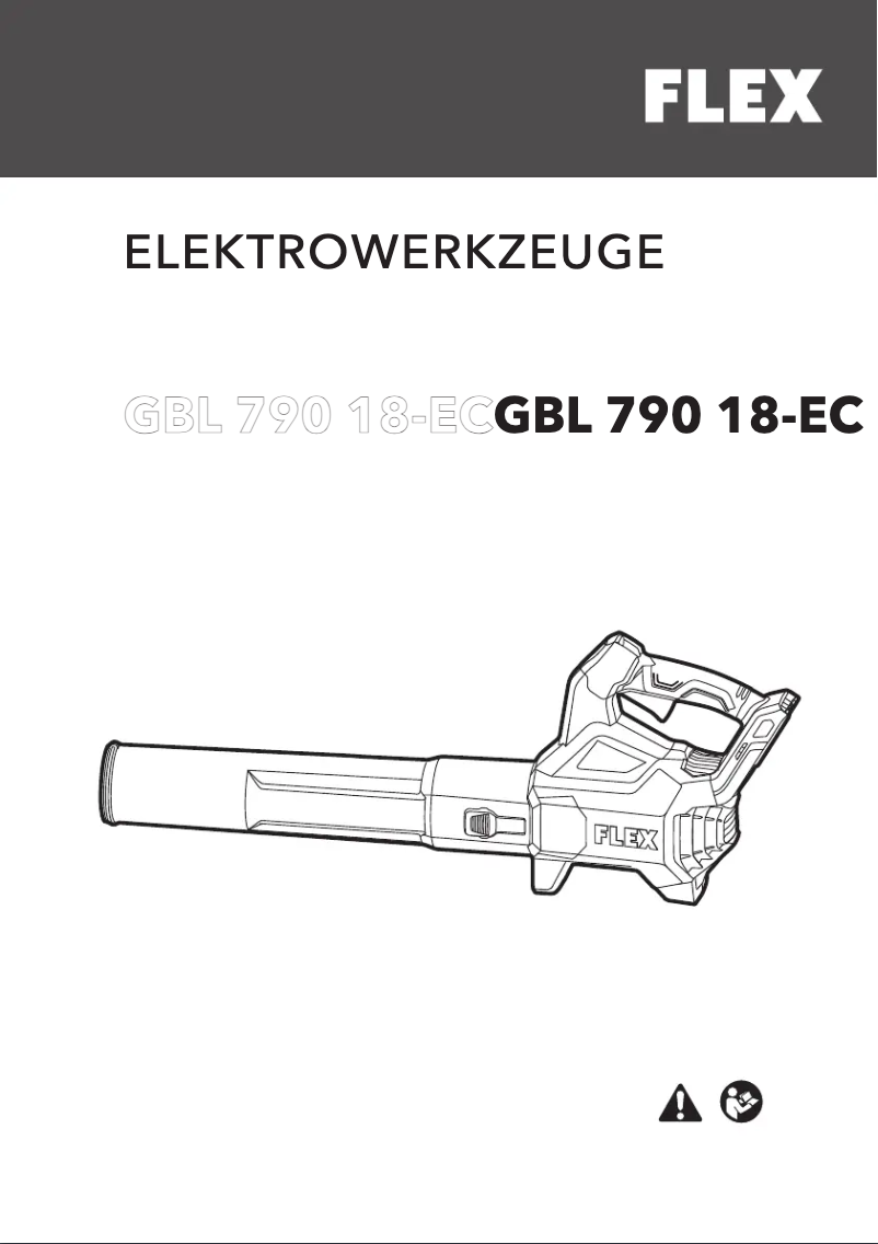 Page 1 de la notice Manuel utilisateur Flex GBL 790 18-EC