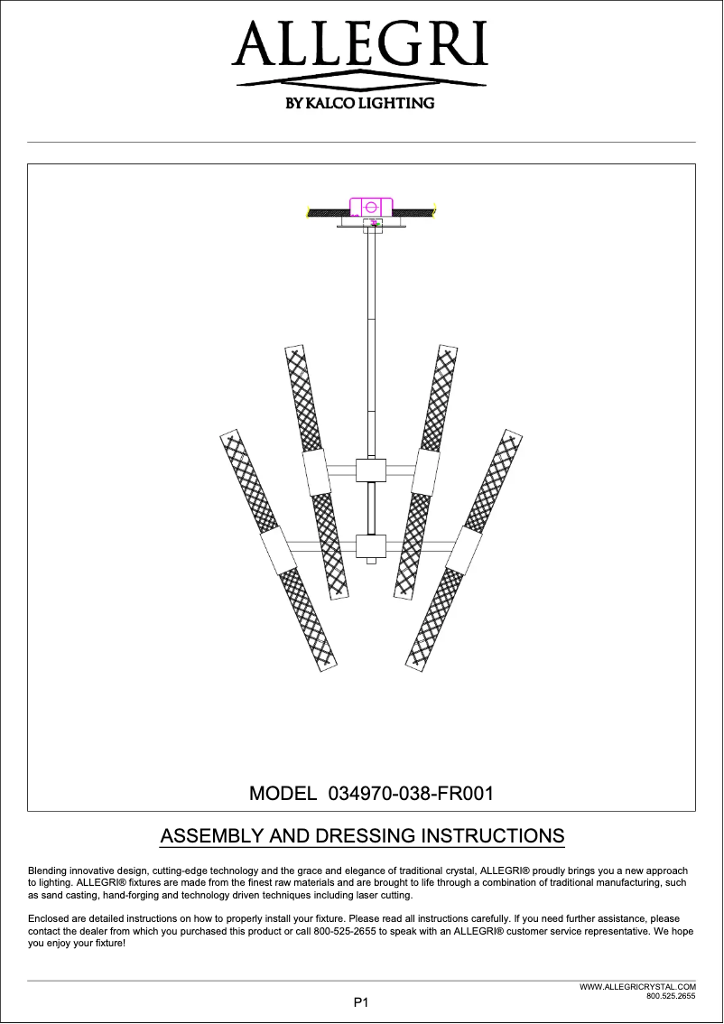 Página 1 del manual Manual de usuario Allegri Apollo 034970-038-FR001